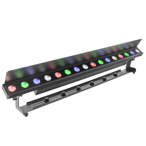 AH012 waterproof led wall washer 16pcs*10W rgbw 4in1 outdoor wall washer bar for high building