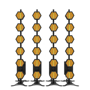 HOT LED retro 6x60W effect lights strobe retro stage lights DJ background light concert wedding event show